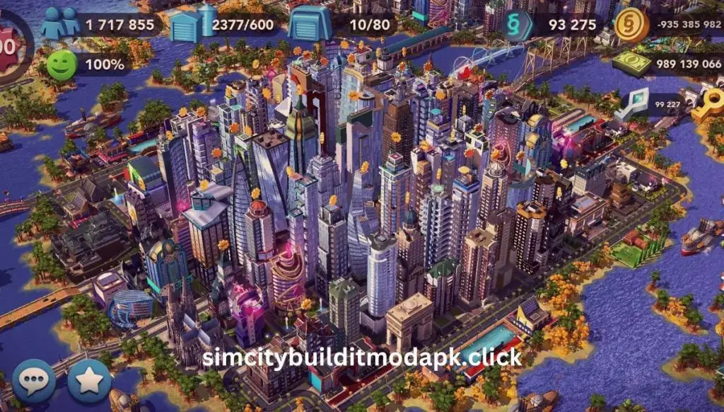 Simcity Buildit Mod APK Unlimited Everything